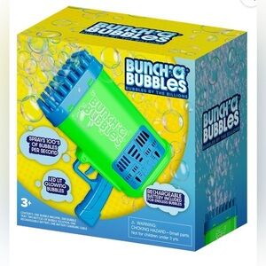 Buncha' Bubbles Blaster - Green, for Child Ages 3+ New Open Box